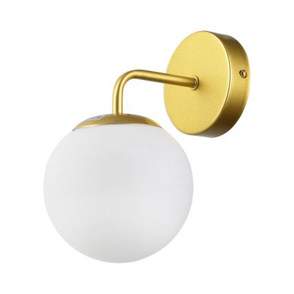 Brilagi - Nástěnná lampa MALIVA 1xE14/15W/230V zlatá/bílá