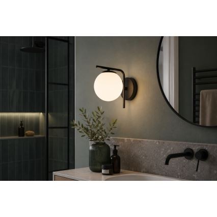 Brilagi - Nástěnná lampa MILO 1xE27/60W/230V černá