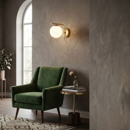 Brilagi - Nástěnná lampa MILO 1xE27/60W/230V zlatá