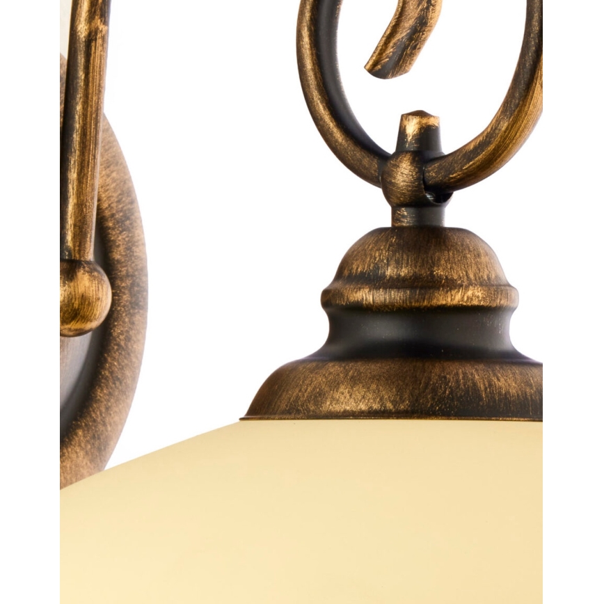 Brilagi - Nástěnná lampa MOLLERO 1xE27/15W/230V bronz/patina