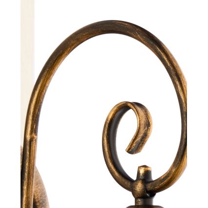 Brilagi - Nástěnná lampa MOLLERO 1xE27/15W/230V bronz/patina
