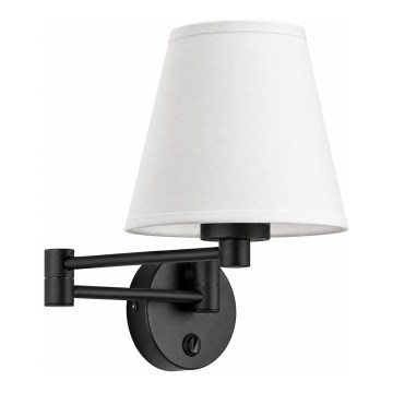 BRILAGI - Nástěnná lampa NUBILA 1xE27/15W/230V bílá/černá
