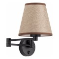 BRILAGI - Nástěnná lampa NUBILA 1xE27/15W/230V hnědá/černá