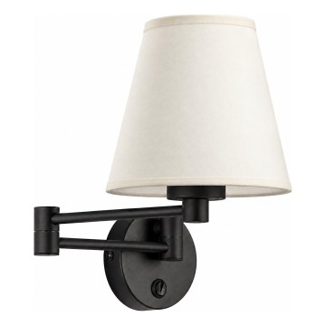 BRILAGI - Nástěnná lampa NUBILA 1xE27/15W/230V krémová/černá