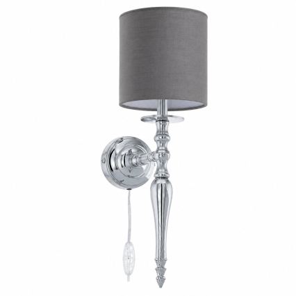 BRILAGI - Nástěnná lampa NUBILA 1xE27/60W/230V lesklý chrom/antracit