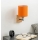 Brilagi - Nástěnná lampa NUBILA WOOD 1xE27/25W/230V dub/černá/oranžová