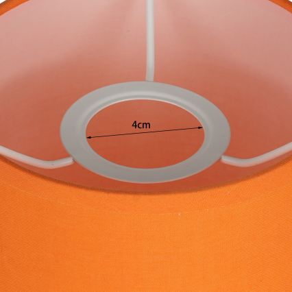 Brilagi - Nástěnná lampa NUBILA WOOD 1xE27/25W/230V dub/černá/oranžová