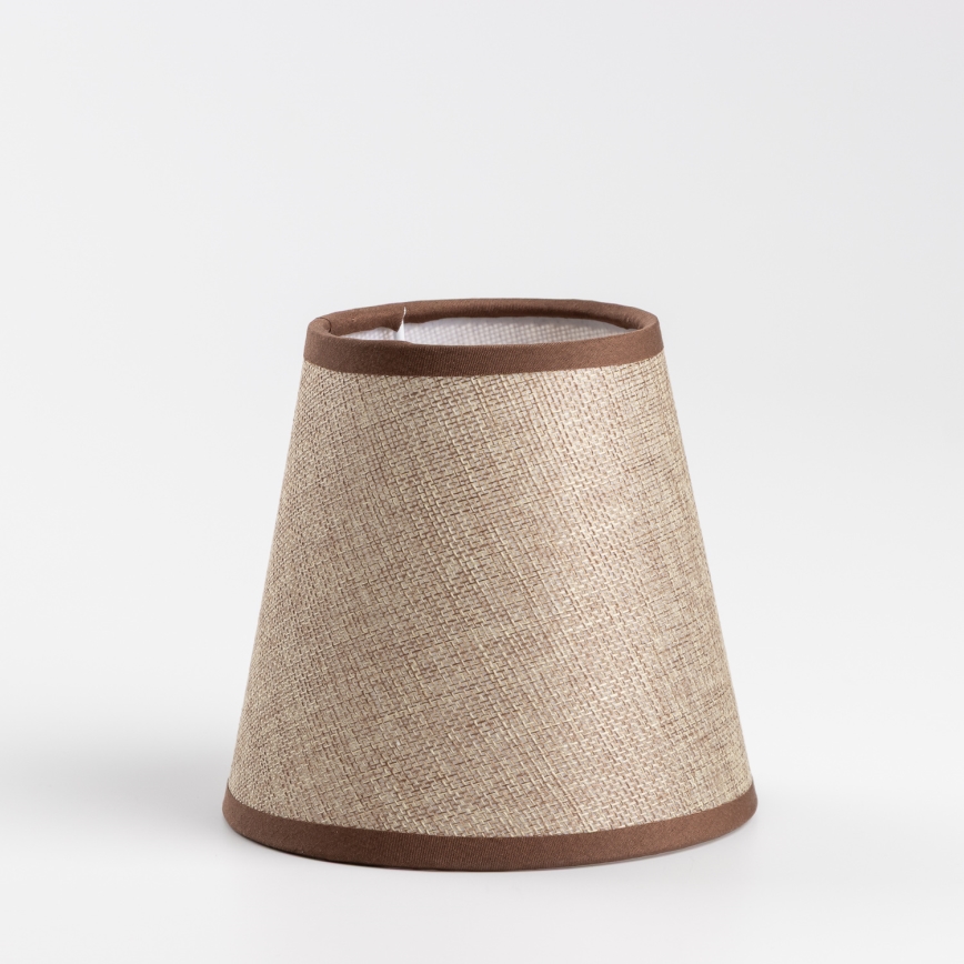 Brilagi - Nástěnná lampa NUBILA WOOD 1xE27/25W/230V dub/hnědá