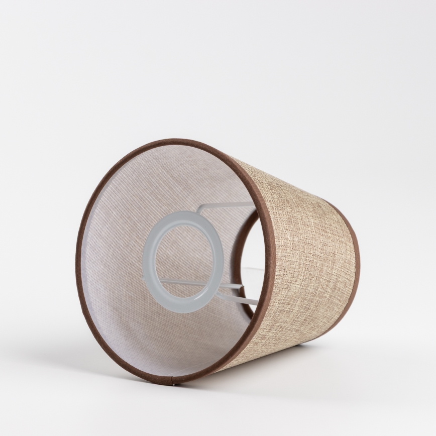 Brilagi - Nástěnná lampa NUBILA WOOD 1xE27/25W/230V dub/hnědá