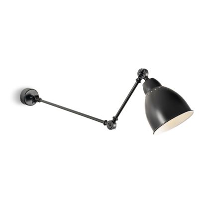 Brilagi - Nástěnná lampa QUILL 1xE27/40W/230V 83 cm černá