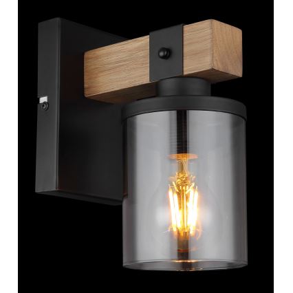 Brilagi - Nástěnná lampa VISTA 1xE27/60W/230V dub
