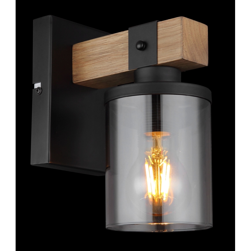 Brilagi - Nástěnná lampa VISTA 1xE27/60W/230V dub