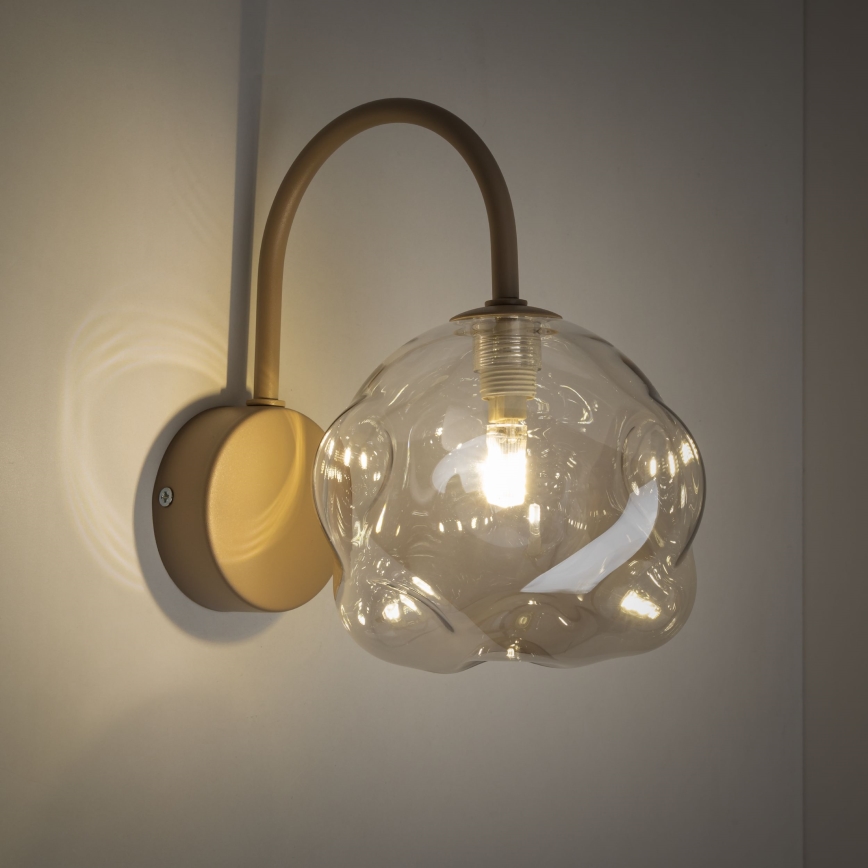 Brilagi - Nástěnná lampa VULCANO 1xG9/8W/230V béžová/kouřová béžová