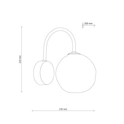 Brilagi - Nástěnná lampa VULCANO 1xG9/8W/230V béžová/kouřová béžová