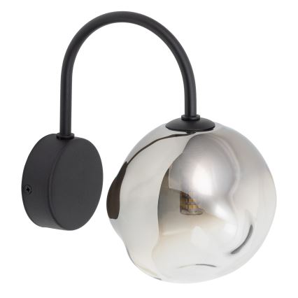 Brilagi - Nástěnná lampa VULCANO 1xG9/8W/230V černá/kouřová černá