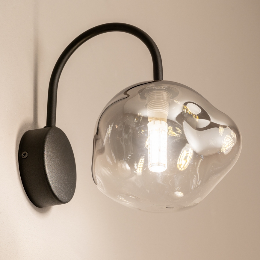 BRILAGI - Nástěnná lampa VULCANO 1xG9/8W/230V černá/kouřová černá