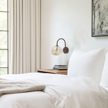 Brilagi - Nástěnná lampa VULCANO 1xG9/8W/230V hnědá/kouřová béžová