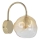 Brilagi - Nástěnná lampa VULCANO 1xG9/8W/230V zlatá/kouřová béžová