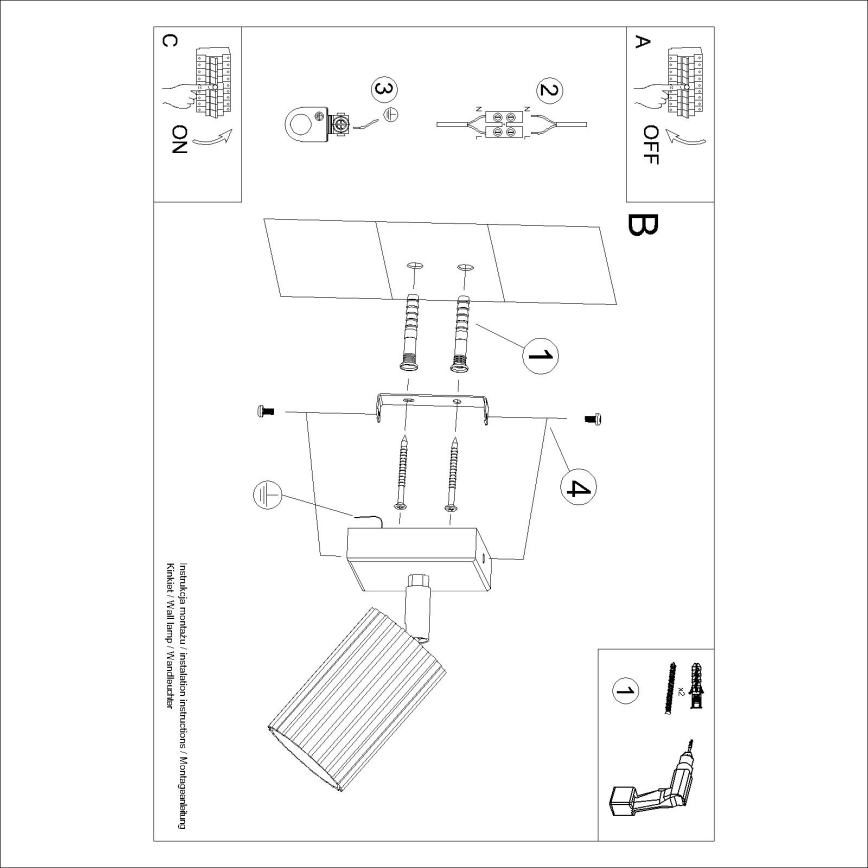 Brilagi - Nástěnné bodové svítidlo CRESTO 1xGU10/10W/230V burgundy