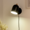 Brilagi - Nástěnné bodové svítidlo GALLION 1xE27/15W/230V černá