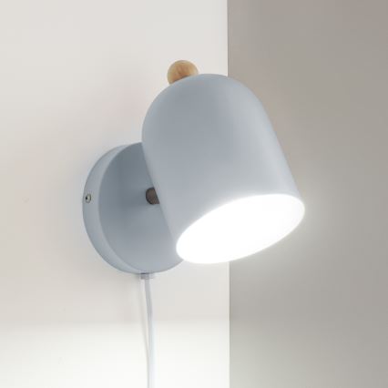 Brilagi - Nástěnné bodové svítidlo GALLION 1xE27/15W/230V modrá
