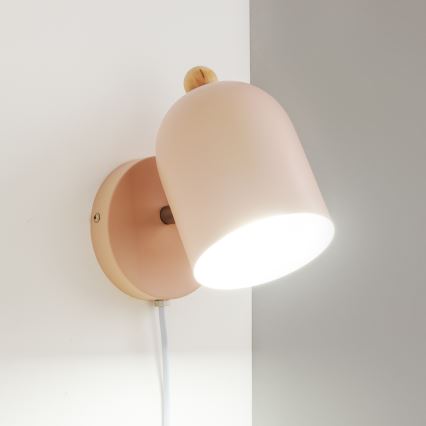 Brilagi - Nástěnné bodové svítidlo GALLION 1xE27/15W/230V růžová