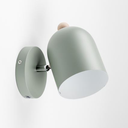 Brilagi - Nástěnné bodové svítidlo GALLION 1xE27/15W/230V zelená