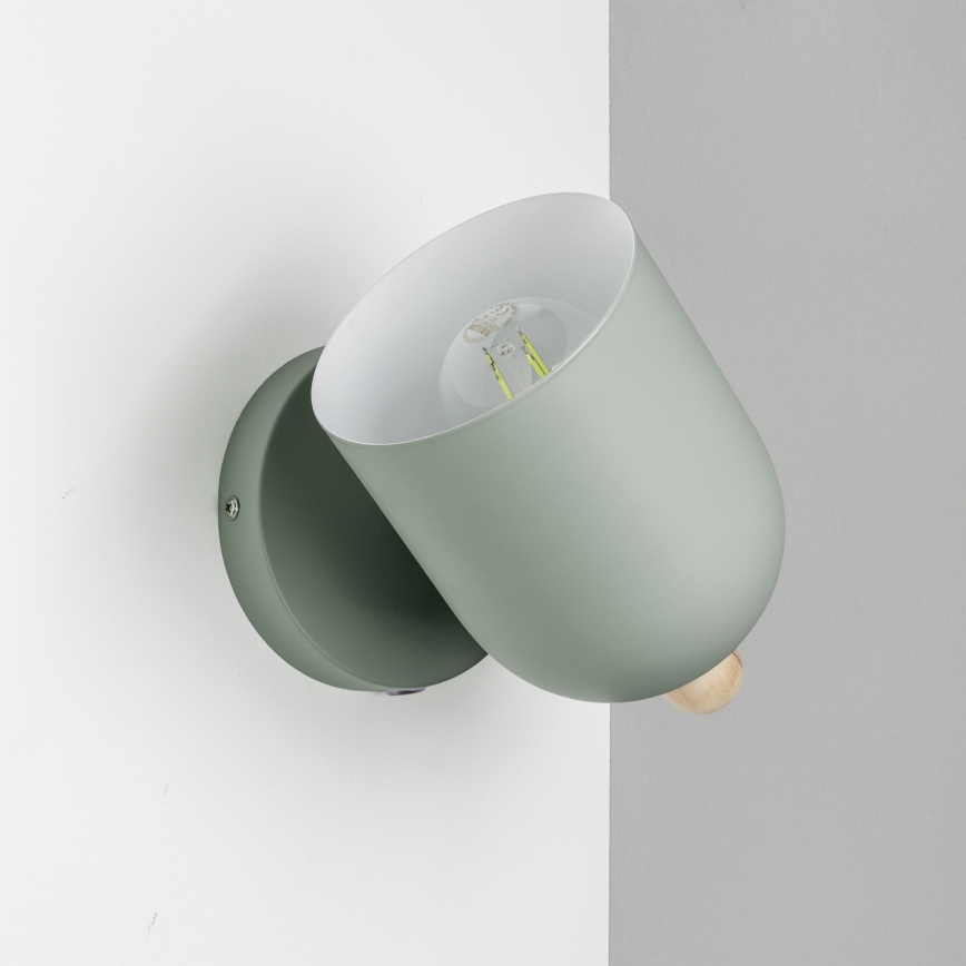 Brilagi - Nástěnné bodové svítidlo GALLION 1xE27/15W/230V zelená