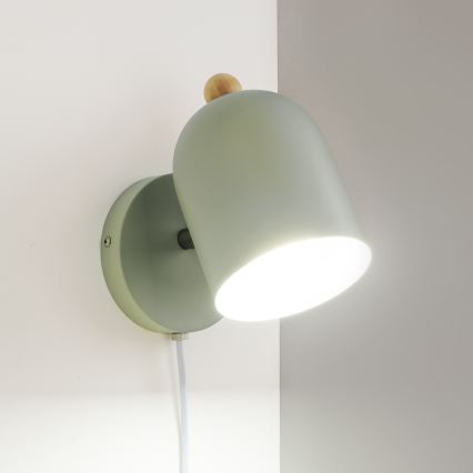 Brilagi - Nástěnné bodové svítidlo GALLION 1xE27/15W/230V zelená