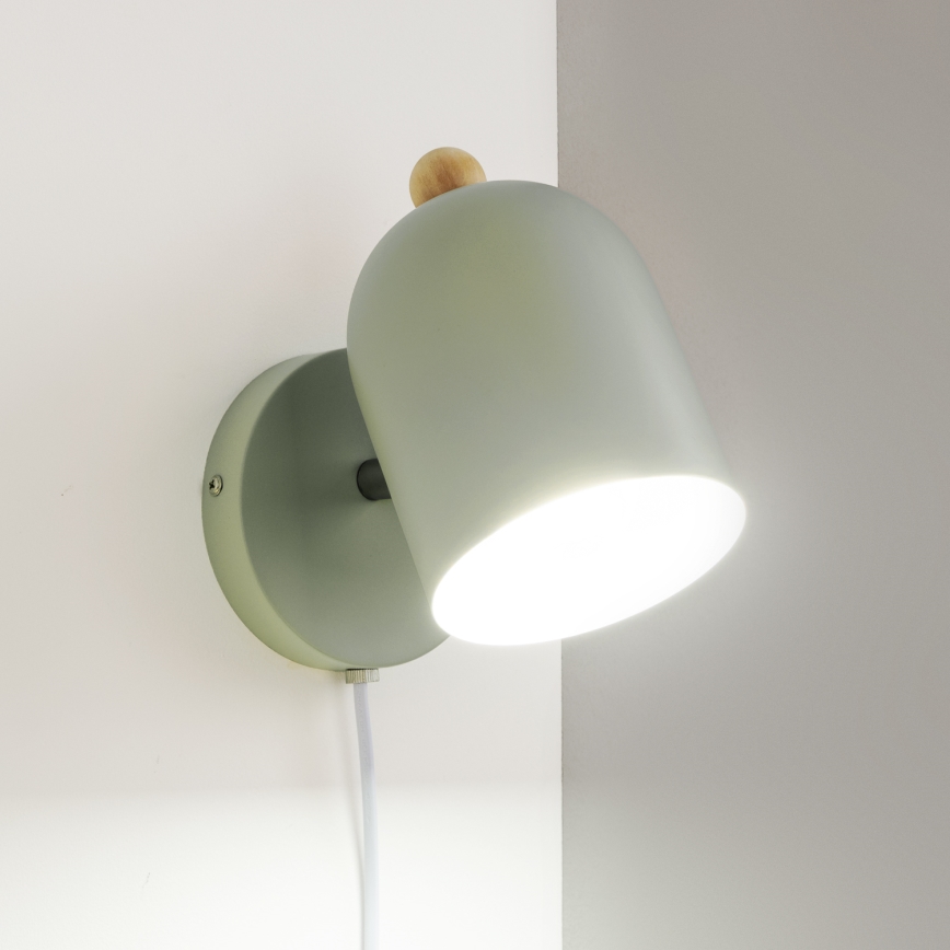 Brilagi - Nástěnné bodové svítidlo GALLION 1xE27/15W/230V zelená