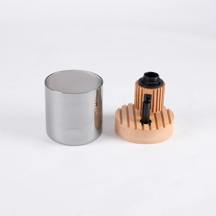 Brilagi - Nástěnné bodové svítidlo HYGGE 1xE14/15W/230V dřevo/kouřová