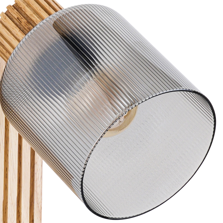 Brilagi - Nástěnné bodové svítidlo HYGGE 1xE14/15W/230V dřevo/kouřová