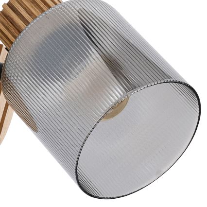 Brilagi - Nástěnné bodové svítidlo HYGGE 1xE14/15W/230V kaučukovník/kouřová