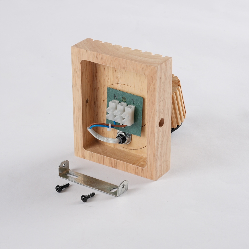 Brilagi - Nástěnné bodové svítidlo HYGGE 1xE14/15W/230V kaučukovník/kouřová