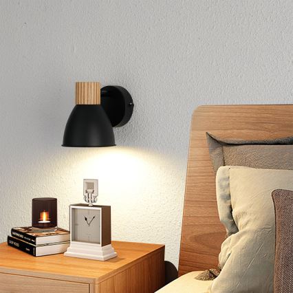 Brilagi - Nástěnné bodové svítidlo ODENSE 1xE14/10W/230V dřevo/černá