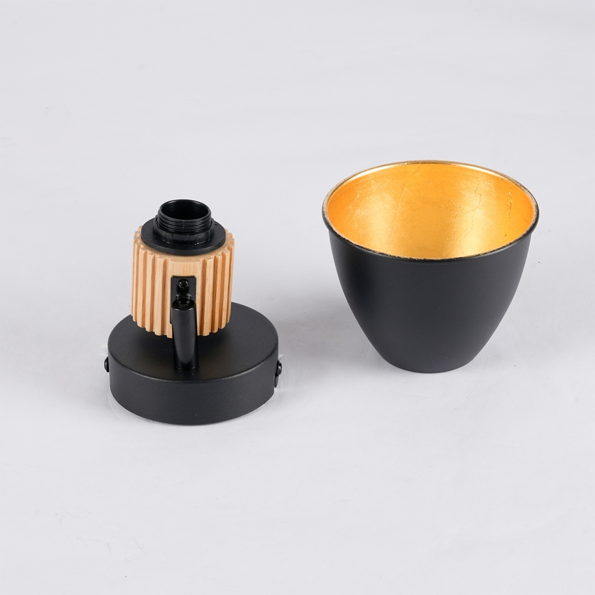 Brilagi - Nástěnné bodové svítidlo ODENSE 1xE14/10W/230V dřevo/černá