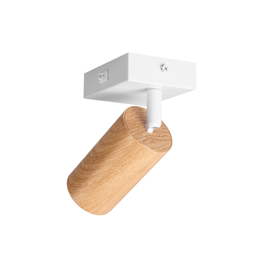 Brilagi - Nástěnné bodové svítidlo SELE 1xGU10/30W/230V bílá/dekor dubu