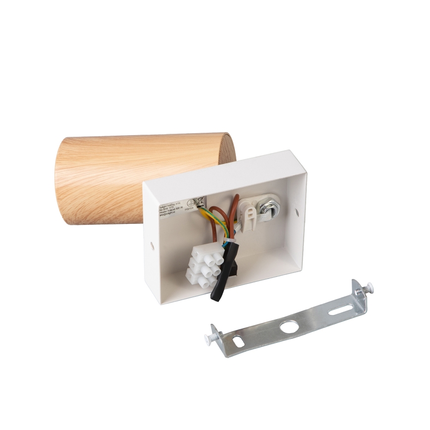 Brilagi - Nástěnné bodové svítidlo SELE 1xGU10/30W/230V bílá/dekor dubu