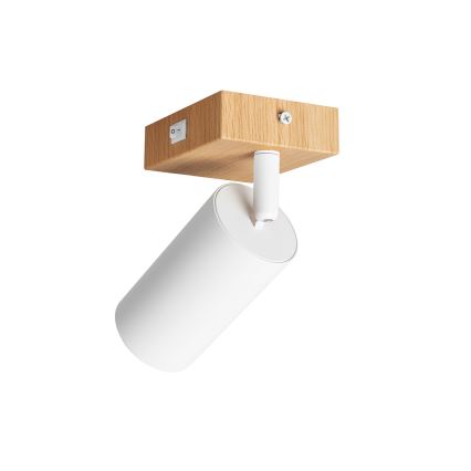 Brilagi - Nástěnné bodové svítidlo SELE 1xGU10/30W/230V bílá/dekor dubu