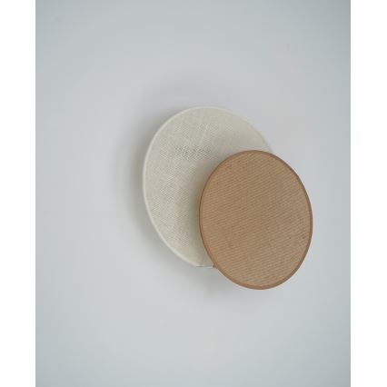 Brilagi - Nástěnné svítidlo CIRCLES 1xE27/15W/230V 35x32 cm béžová/krémová