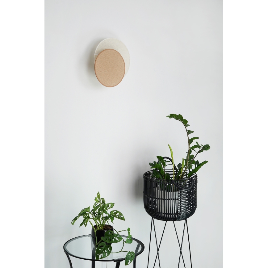 Brilagi - Nástěnné svítidlo CIRCLES 1xE27/15W/230V 35x32 cm béžová/krémová