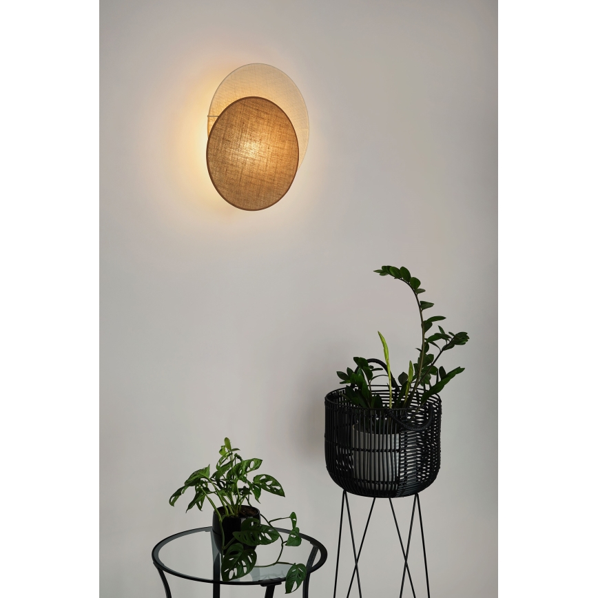 Brilagi - Nástěnné svítidlo CIRCLES 1xE27/15W/230V 45x45 cm béžová/krémová