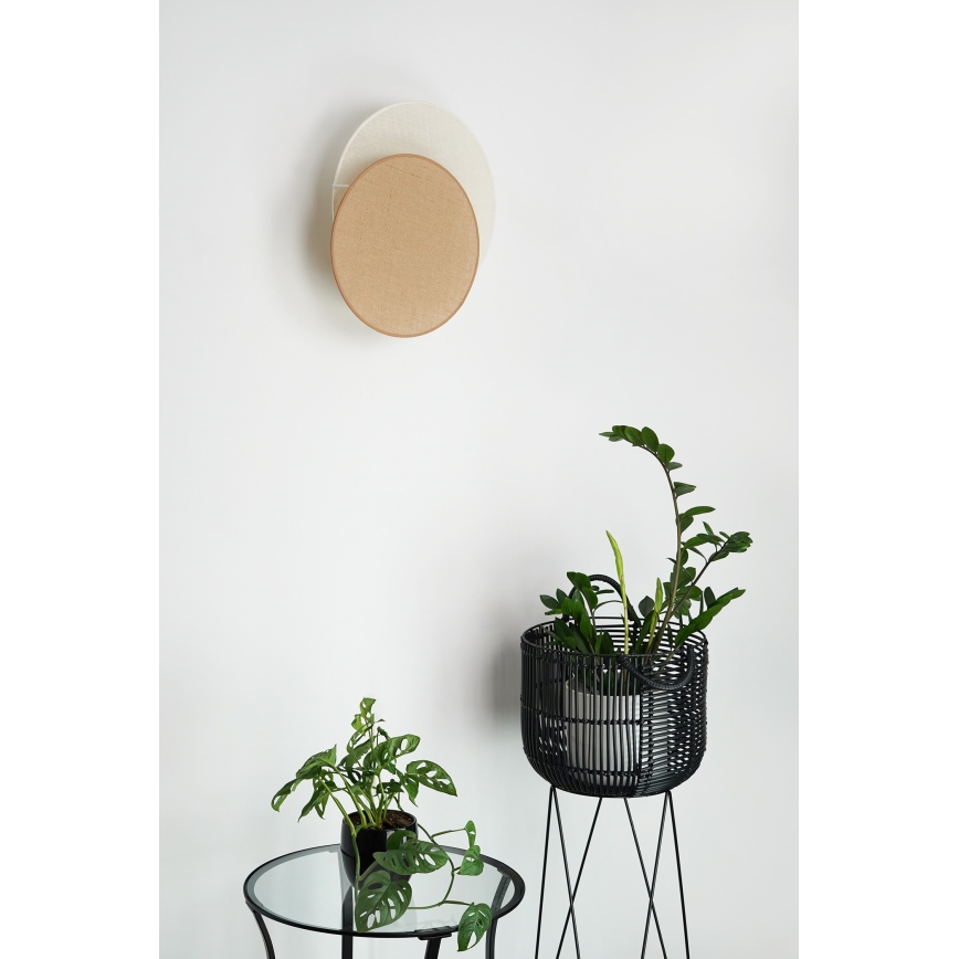 Brilagi - Nástěnné svítidlo CIRCLES 1xE27/15W/230V 45x45 cm béžová/krémová