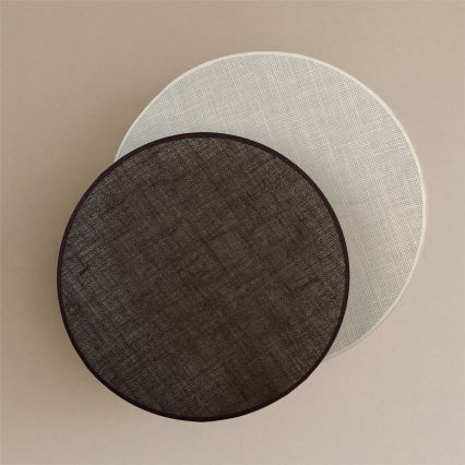 Brilagi - Nástěnné svítidlo CIRCLES 1xE27/60W/230V pr. 45 cm krémová/hnědá