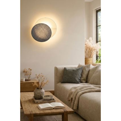 Brilagi - Nástěnné svítidlo CIRCLES 1xE27/60W/230V pr. 45 cm krémová/šedá