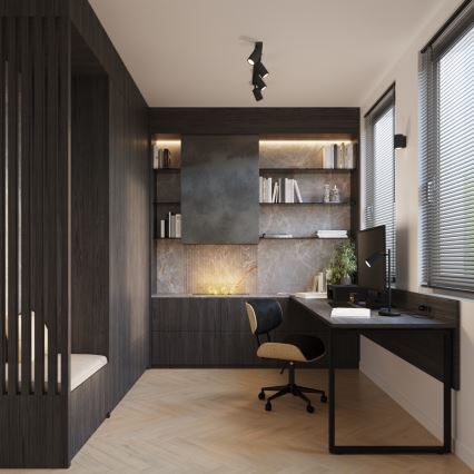 Brilagi - Nástěnné svítidlo CRESTO 1xGU10/10W/230V 10 cm černá