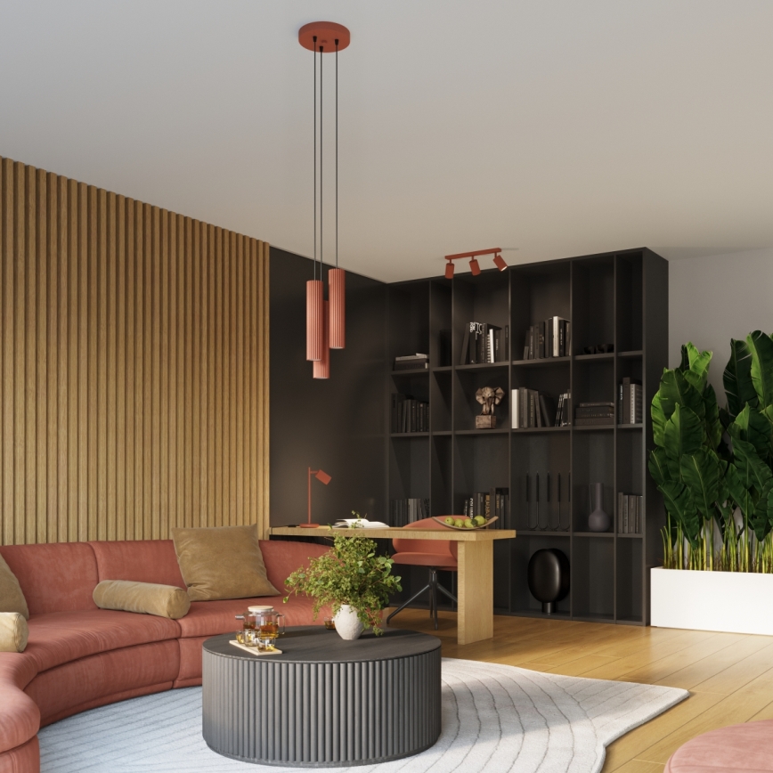 Brilagi - Nástěnné svítidlo CRESTO 1xGU10/10W/230V 10 cm červená