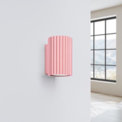 Brilagi - Nástěnné svítidlo CRESTO 1xGU10/10W/230V 10 cm růžová