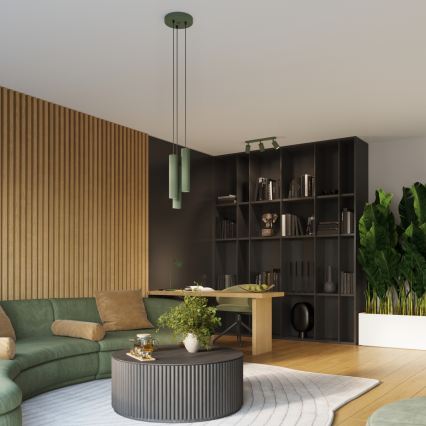 Brilagi - Nástěnné svítidlo CRESTO 1xGU10/10W/230V 10 cm zelená