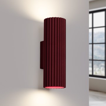 Brilagi - Nástěnné svítidlo CRESTO 2xGU10/10W/230V 20 cm burgundy
